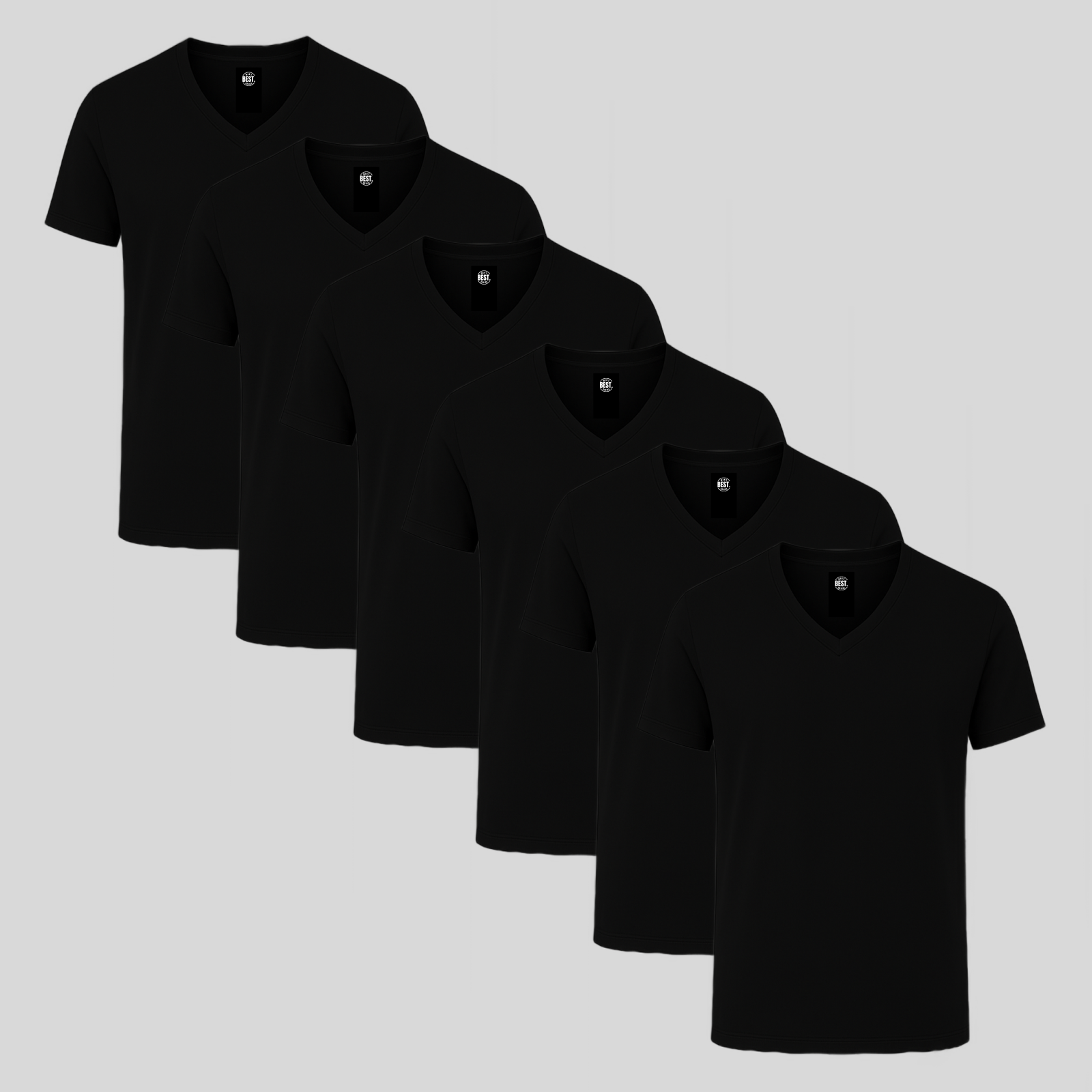 Black Classic V-Neck 6-Pack main image 0