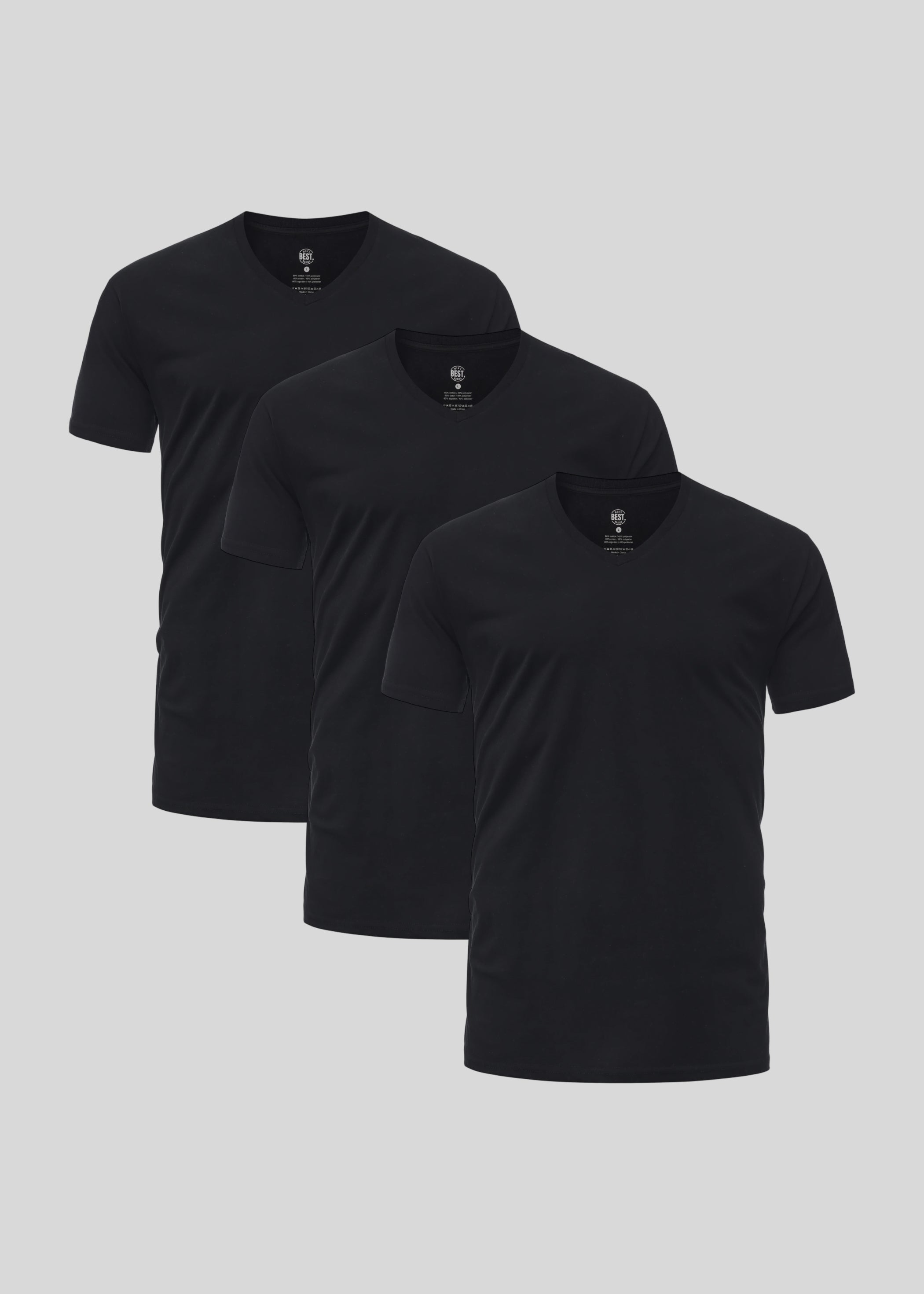 Zwart 3-pack