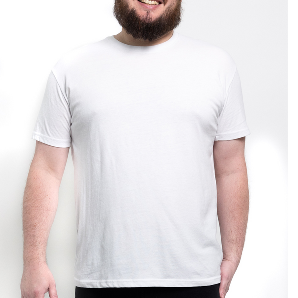 Wit Ronde Hals T-shirt