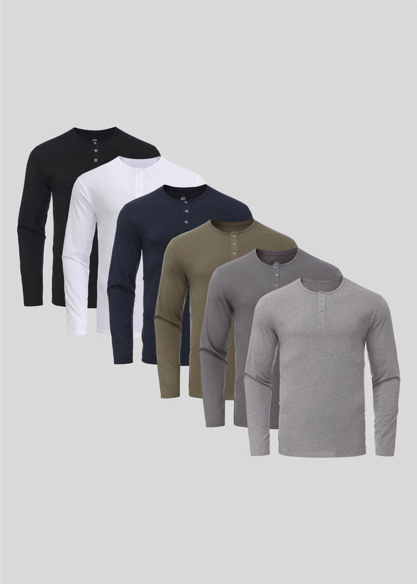 Hue Henley 6-pack
