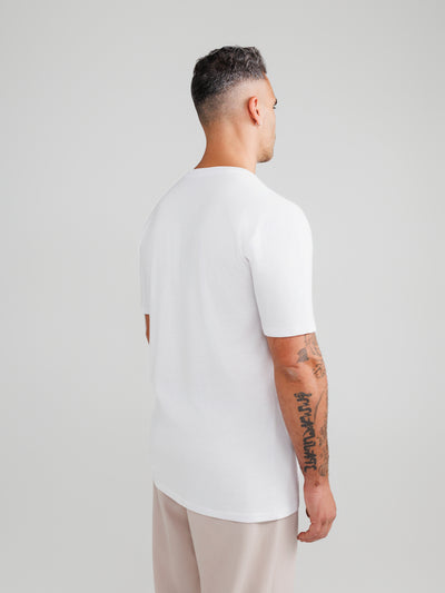 Wit V-hals 3-pack