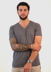 Dark Grey V-Hals T-shirt