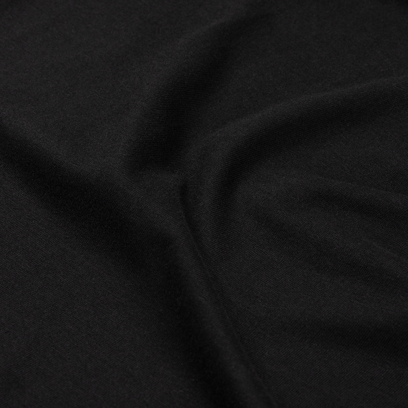 Zwart Ronde Hals T-shirt