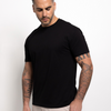 Zwart Ronde Hals T-shirt