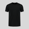 Zwart Ronde Hals T-shirt