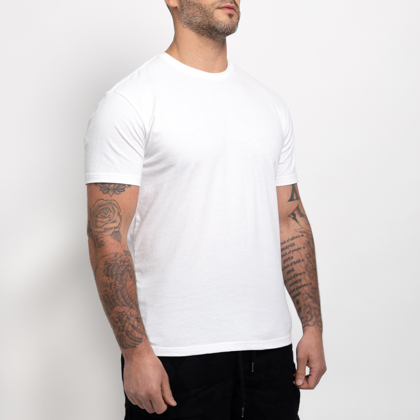Wit Ronde Hals T-shirt