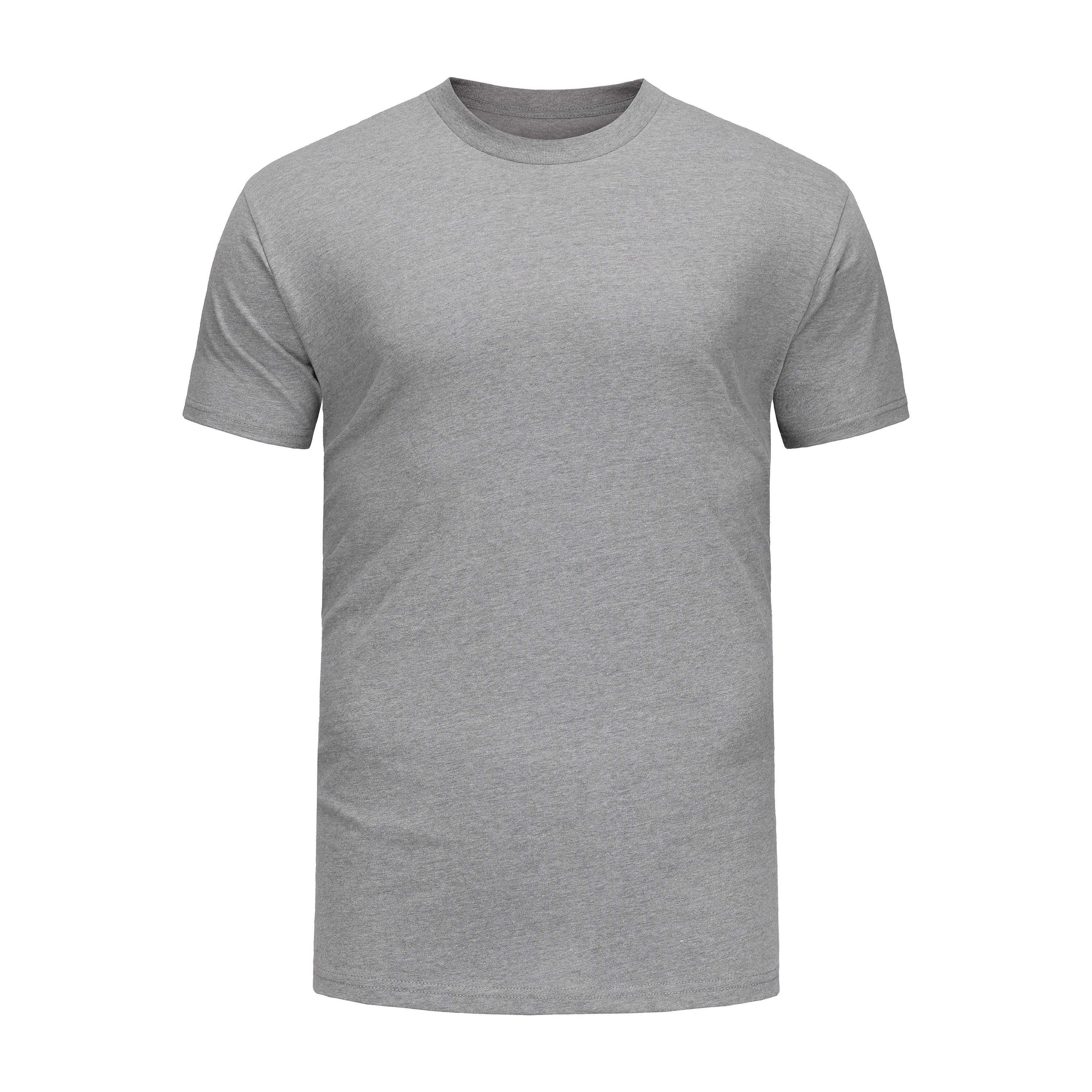 Melange Gray Crew Neck